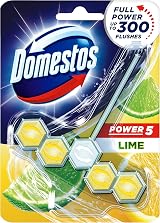 Domestos Power 5 Lime Toilet Rim Blocks 55 g - 300 Flushes UK Brand