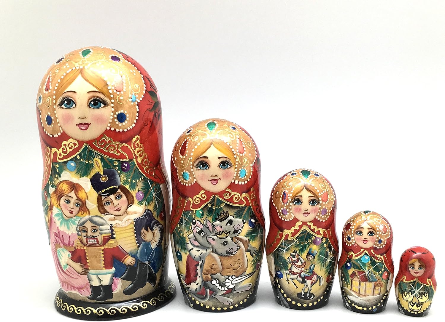 nutcracker russian nesting dolls