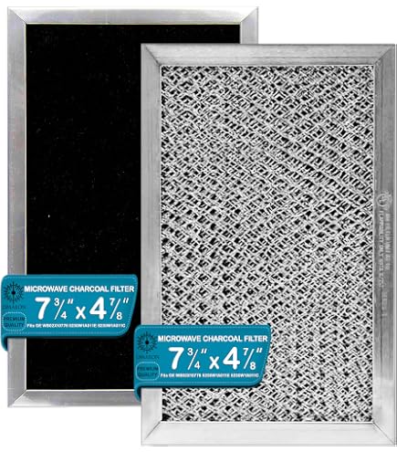 BlueStars Microwave Grease Filter 5-Pack - Replacement For GE WB06X10309, Fits Kenmore, LG Over-the-Range Models - View #3