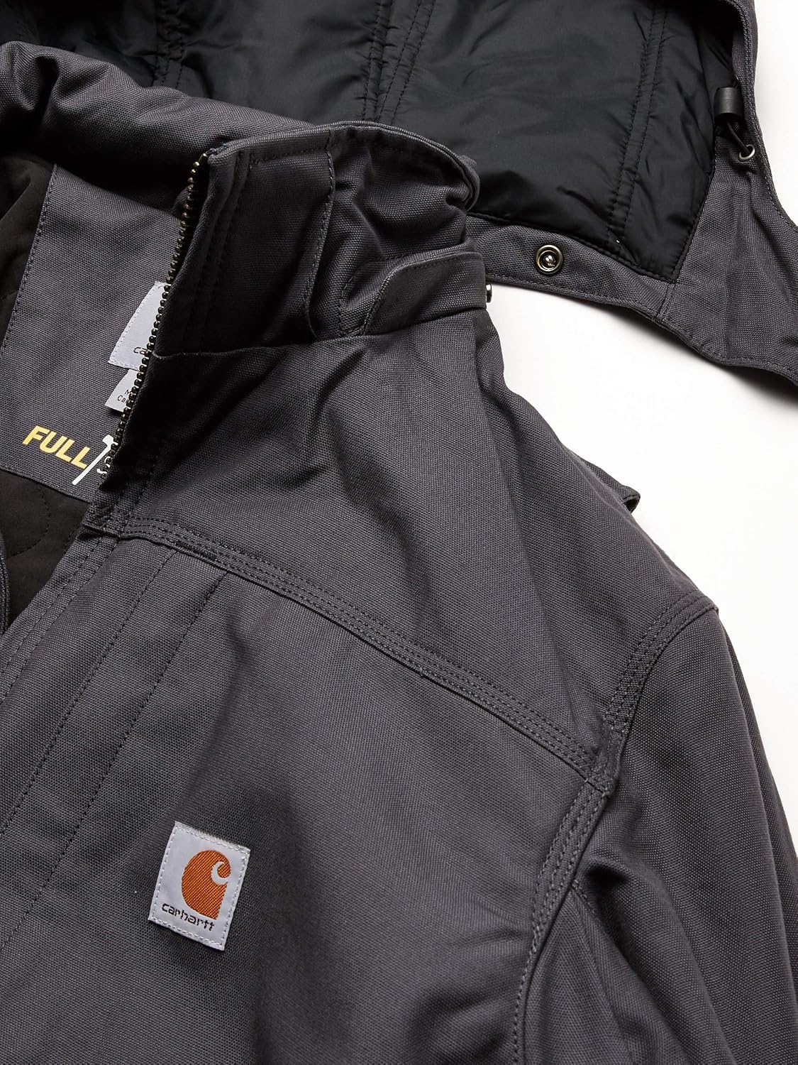 Carhartt Men's Quick Duck Full Swing Cryder Jacket Waterproof, Shadow, XL - Image 4