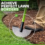 Unibos Carbon Steel Lawn Edger 91cm T Handle Heavy Duty Half Moon view 3
