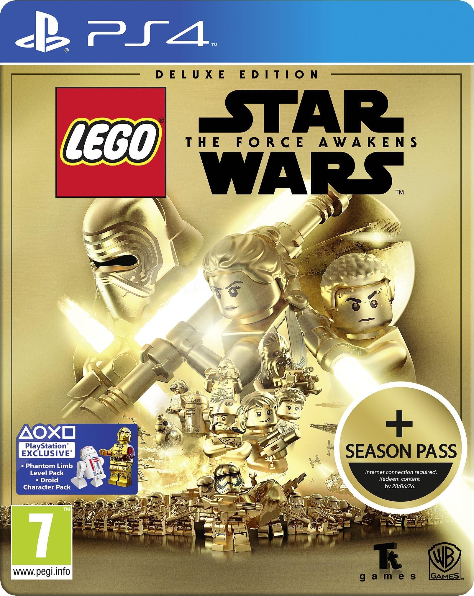 LEGO Star Wars: The Force Awakens Deluxe Steelbook Edition with Season Pass (Exclusive to Amazon.co.uk) (PS4)