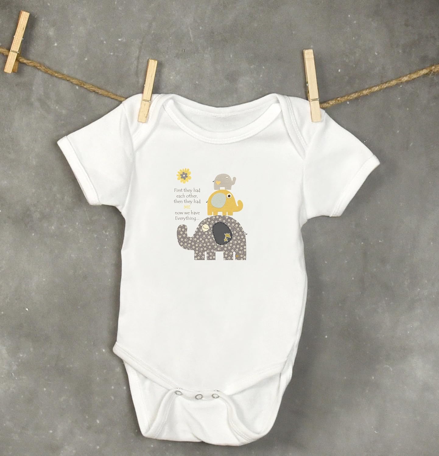elephant onesie baby
