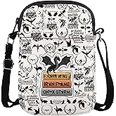 WCGXKO Bookish Crossbody Bag Book Lover Shoulder Bag Bookish Merchandise For Fas