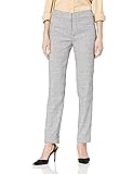 Nine West Women's Plaid Pant, Black Multi, 2
