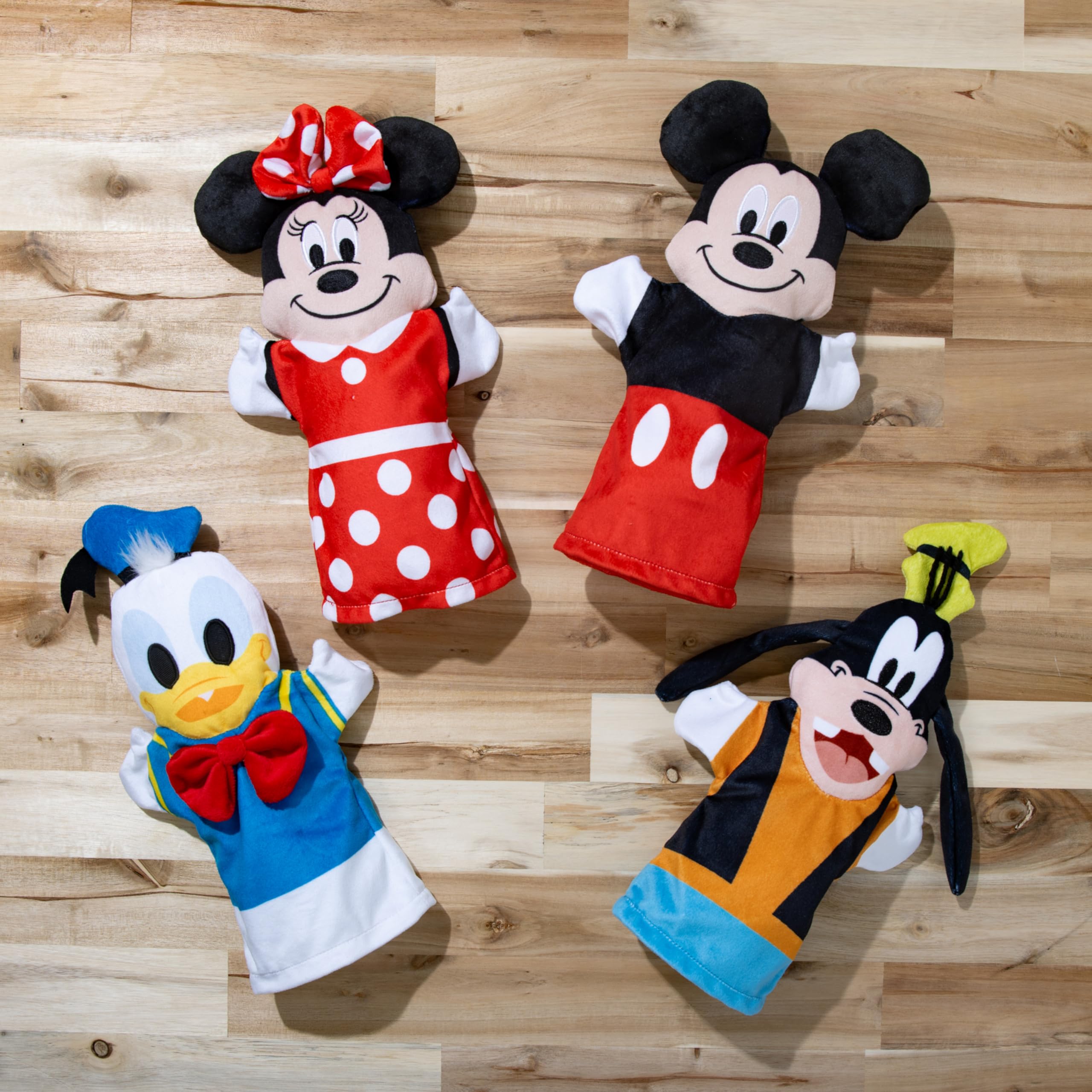 Melissa & Doug Disney Mickey Mouse & Friends Soft & Cuddly Hand Puppets
