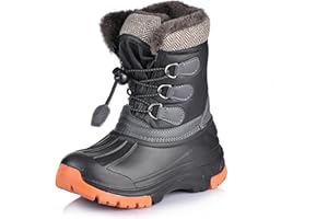 NOVA FOOTWEAR Nova Mountain Boy's and Girl's Waterproof Winter Snow Boots