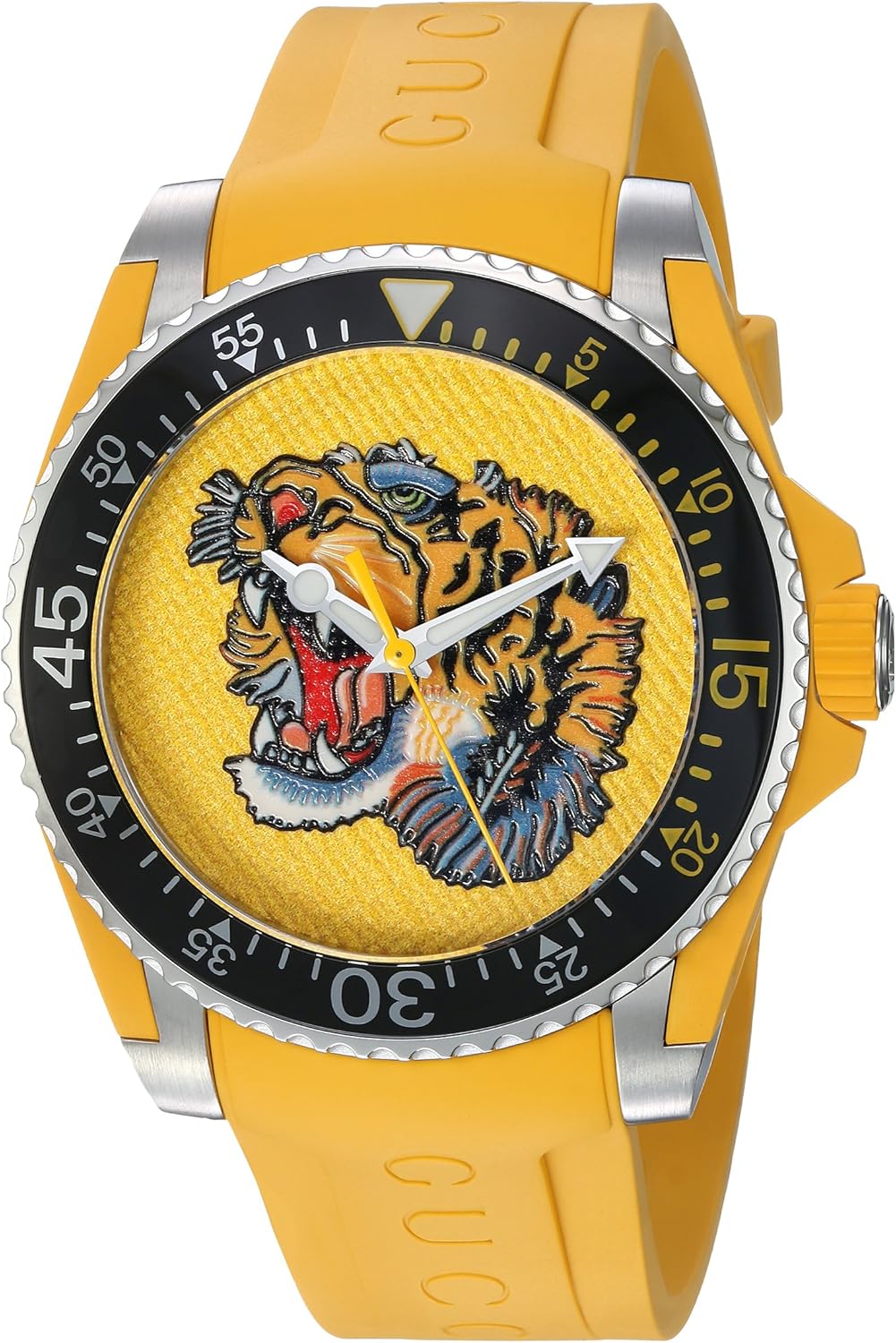 gucci tiger dive watch