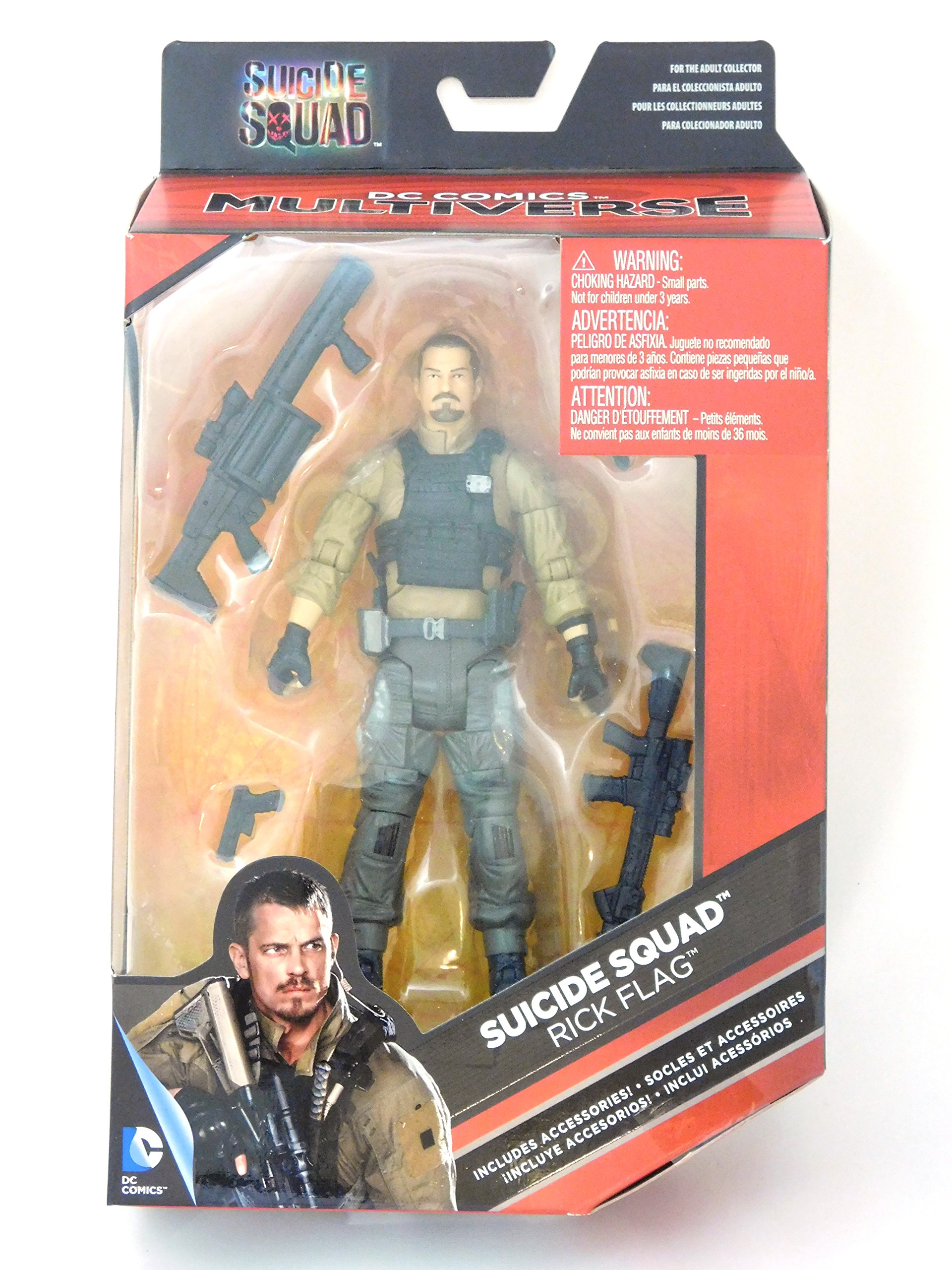 DC Comics Multiverse, Suicide Squad Movie, Rick Flag Action Figure, 6 Inches