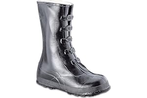 Honeywell Safety A351-9 Servus Rubber Hi Overshoe with 5-Buckle, Size-9, Black