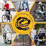 ZELENY Bike Lock with 3ft Chain 5-Digit Combination High Security view 6