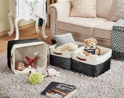 DECOMOMO Storage Bins | Fabric Storage Basket for
