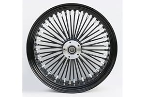 ULTIMA 18X5.5" BLACK FAT TIRE REAR WHEEL HARLEY SOFTAIL RIGID CHOPPER 200 TIRE CUSTOMS