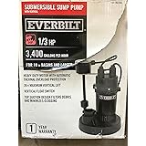 Everbilt 1/3 HP Submersible Sump Pump - - Amazon.com