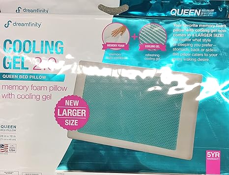Comfort Revolution Memory Foam Hydraluxe Cooling Bed Pillow