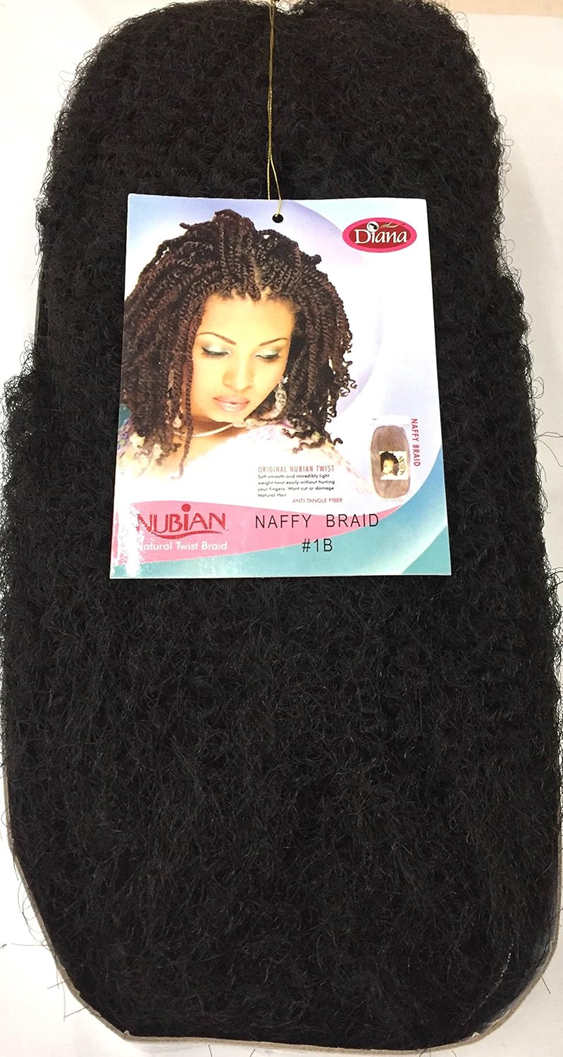 Kanekaon Nubian Naffy Kinky Twist Braid Diana 2 Packs Deal 1b By