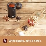 VonShef Electric Coffee Grinder 60g 150W Stainless Steel Blades Black view 3