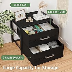 BOLUO Stackable Storage Drawers Closet Organizers