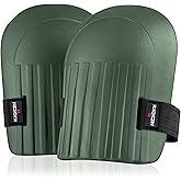 NoCry Gardening Knee Pads for Women and Men – Waterproof Foam Padding in a Lightweight Yet Durable Design; Easy to Wear with Adjustable Elastic Hook-and-Loop Straps – Ideal for the Garden and Yard Work