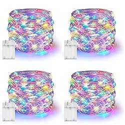 Dazzle Bright Fairy Lights Battery Operated, 4 Pack