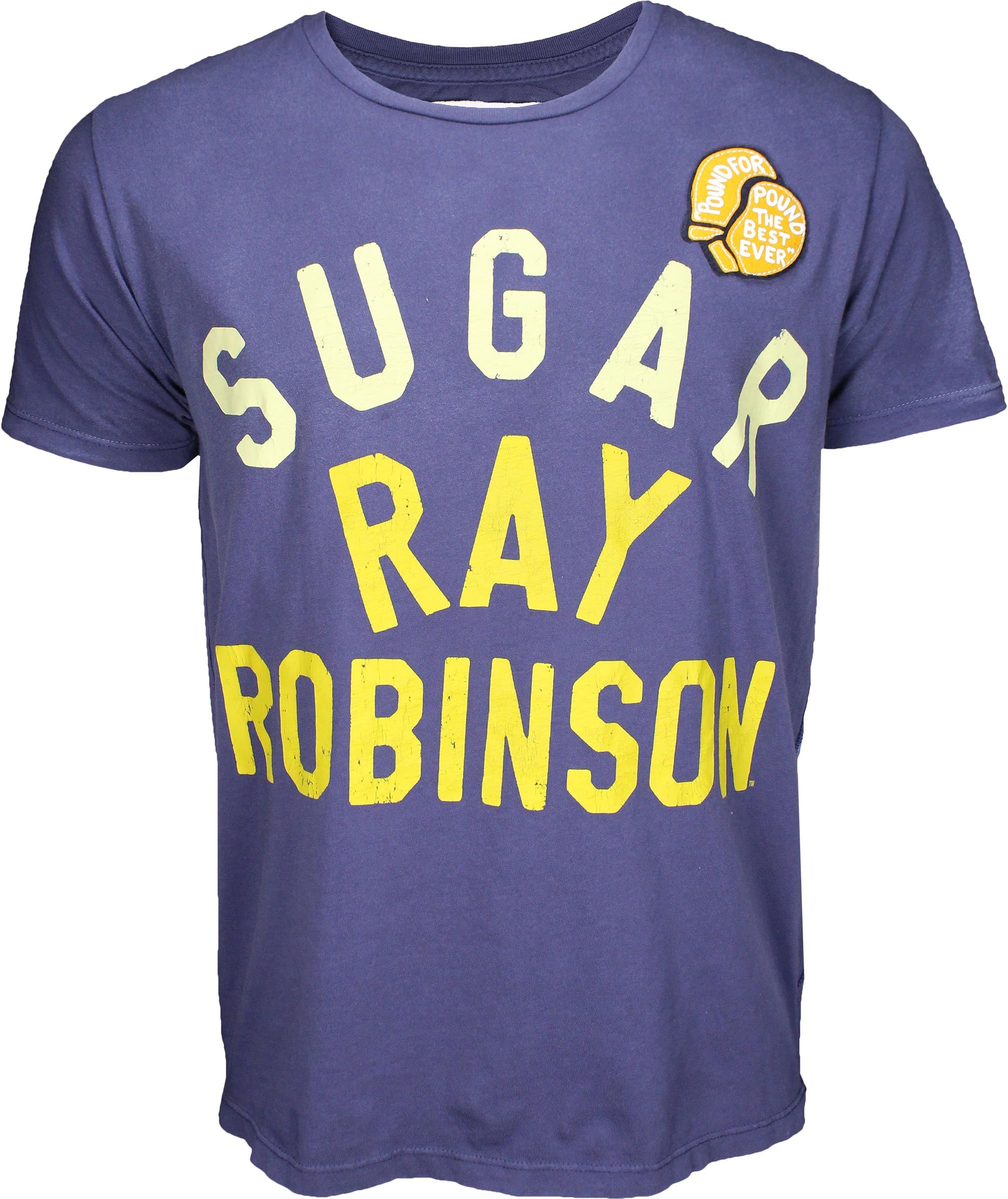 Roots of Fight Sugar Ray Robinson Shirt-Blue