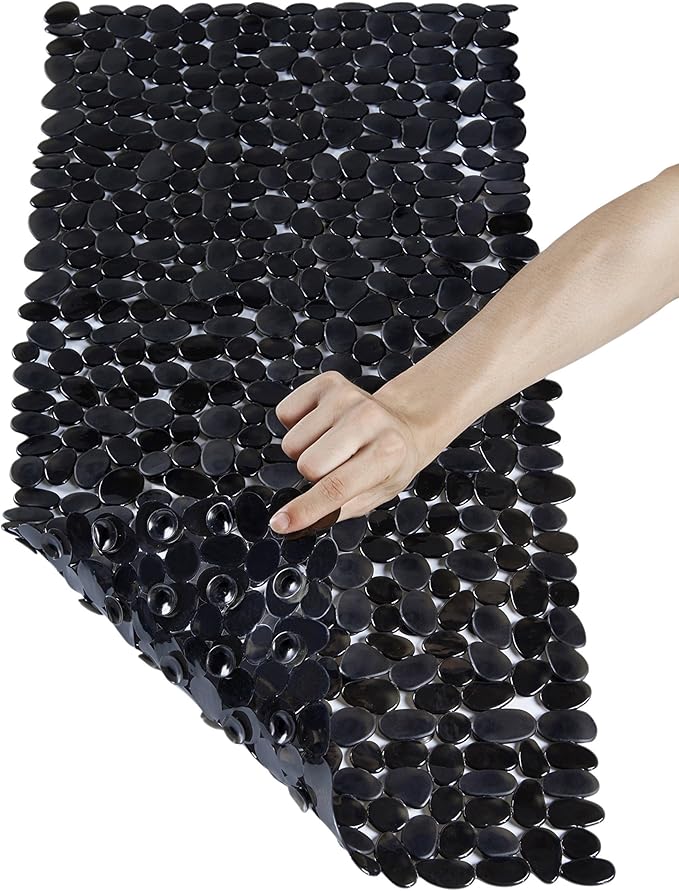 NTTR Non Slip Bath Mat Tub Mat Pebbles Bathtub Mat Anti