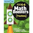 Kumon Math Boosters: Fractions, Grades 4-6, Ages 9-11, 144 pages