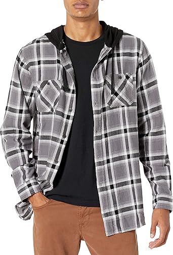 flannel hoodie amazon