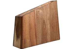 Resafy Magnetic Knife Wooden Block Knife Display Holder Rack Magnetic Stands with Strong Enhanced Magnets Kinves Strip