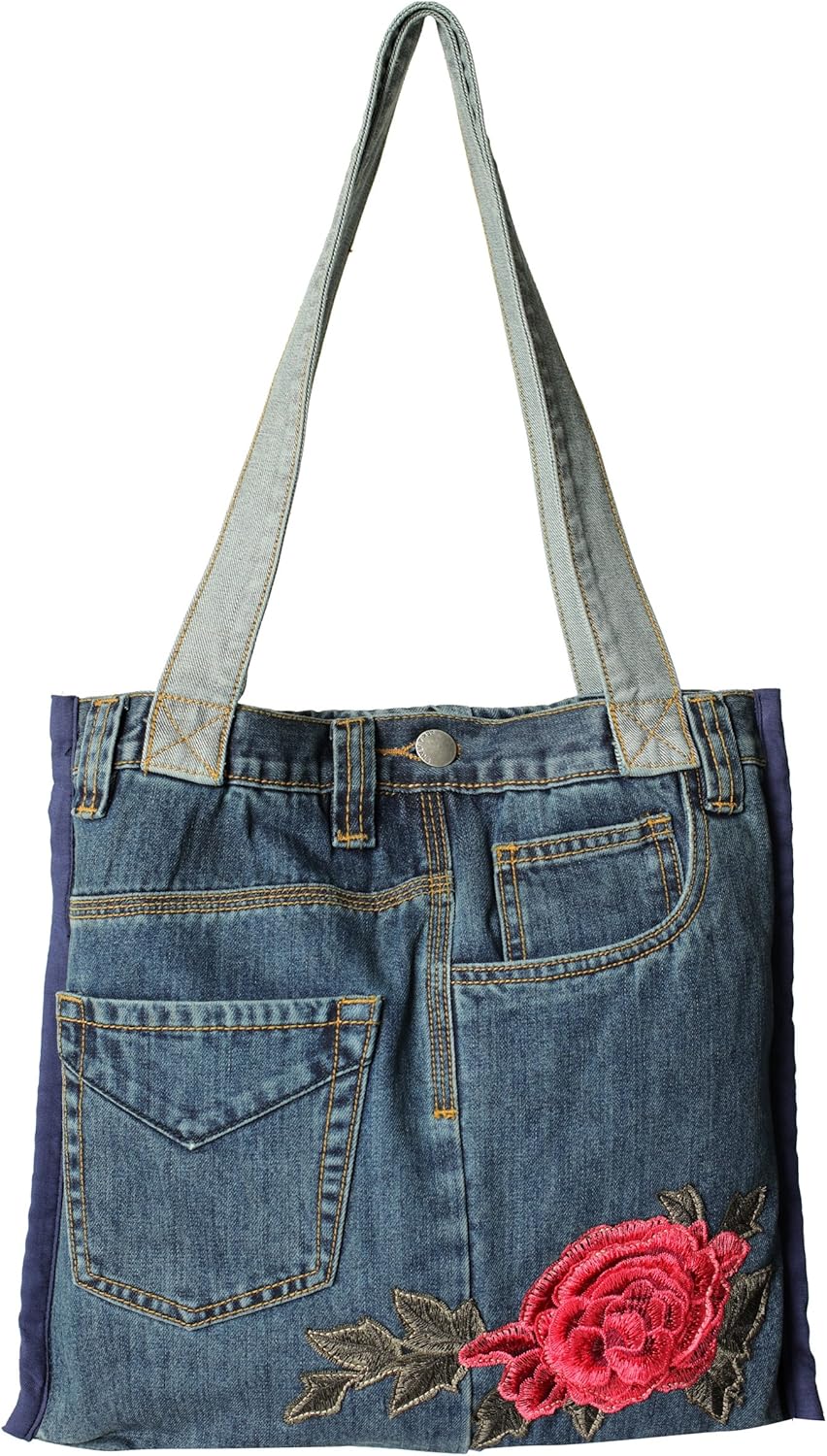blue jeans purse