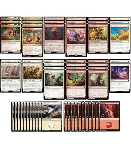 Amazon.com: MTG Decks & More Compatible with Magic: The Gathering: Boros  Mentor Deck - Red White - Modern Legal - Custom Built - Magic The Gathering  - MTG