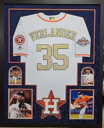 justin verlander autographed jersey