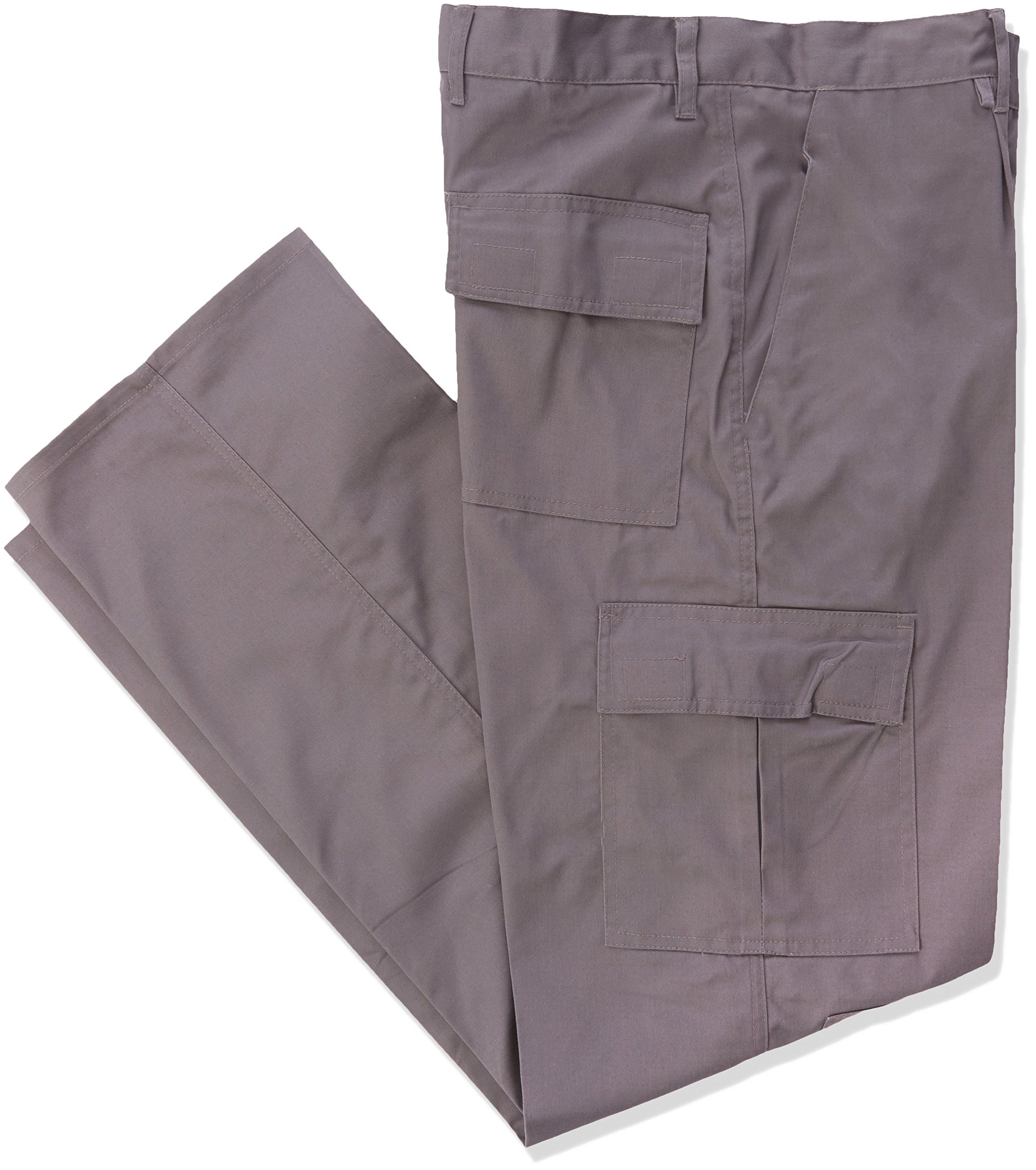 Supertouch 18KH1 28-Inch Waist 245 GSM Polyester/Cotton Long Leg Combat Trousers - Grey
