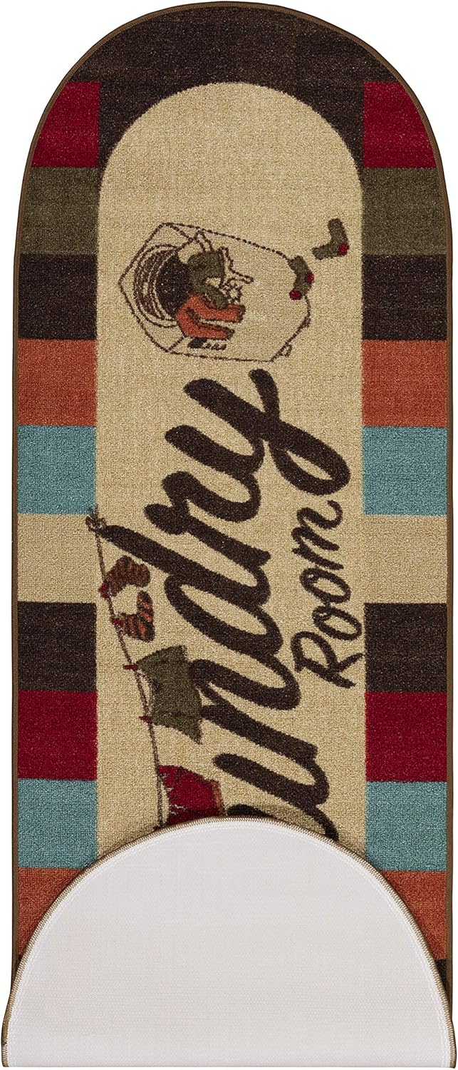 Ottomanson Washtown Runner Rug, 20" x 59", Multicolor: Furniture & Decor