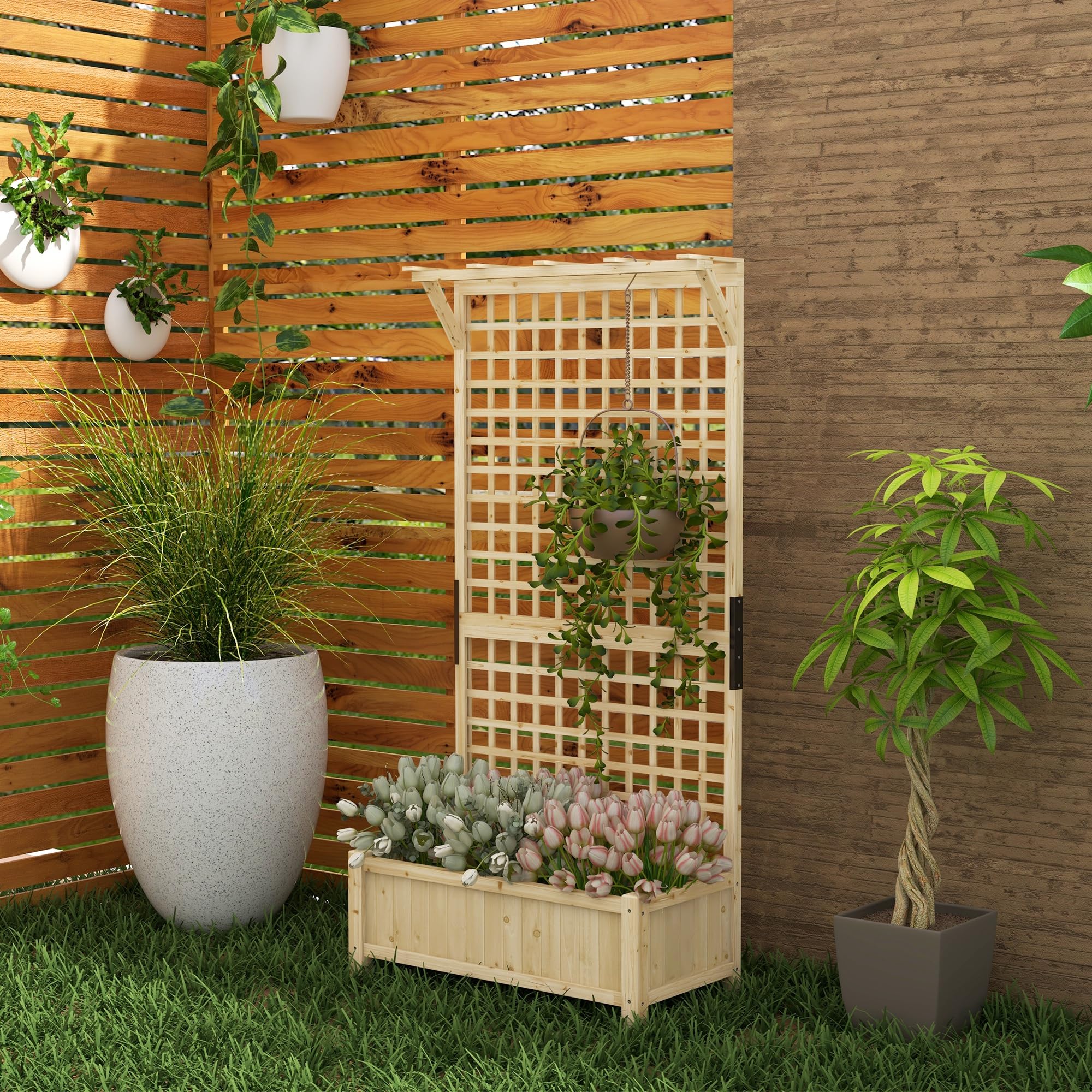 Outsunny Raised Garden Bed