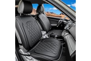 LINGVIDO Car Seat Covers – Premium Nappa Leather Full Set for Front & Rear Seats, Durable, Comfortable, Easy to Install, Fits Most Cars, Sedans, SUVs – Ideal for Commuters, Families & Road Trips