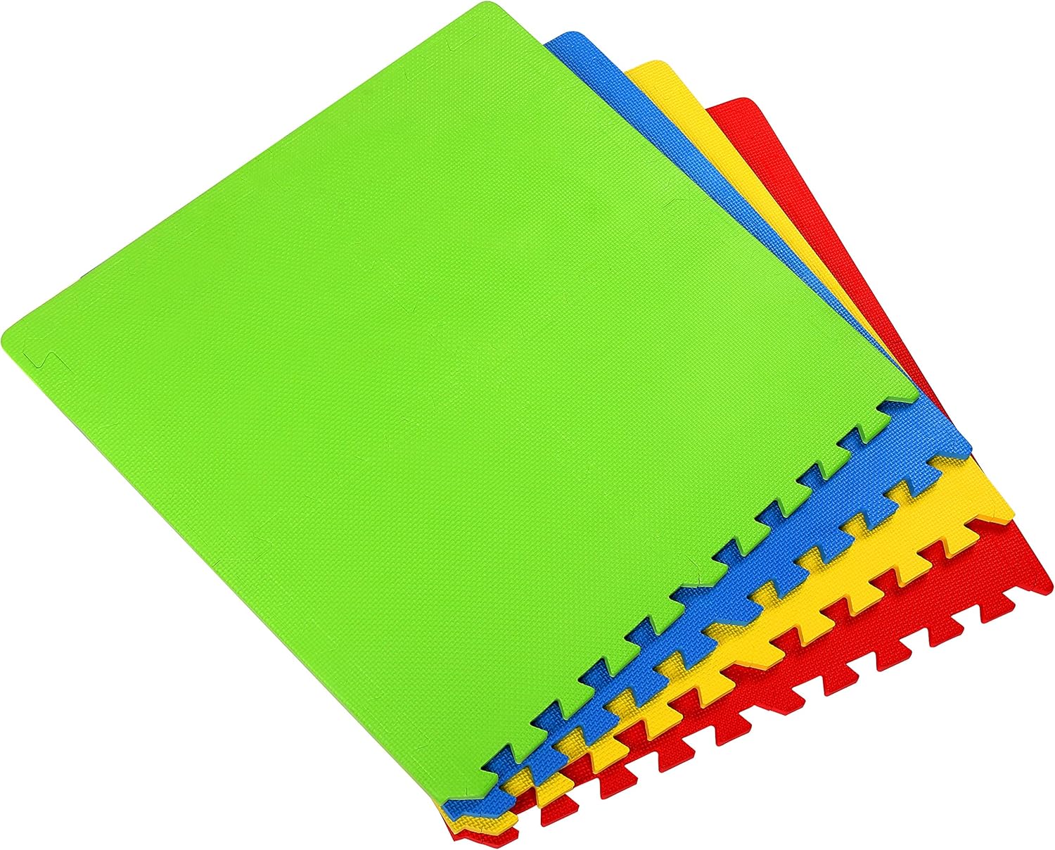 BalanceFrom Kid's Puzzle Exercise Play Mat with EVA Foam Interlocking Tiles, 9 Colors (36 Tiles): Sports & Outdoors