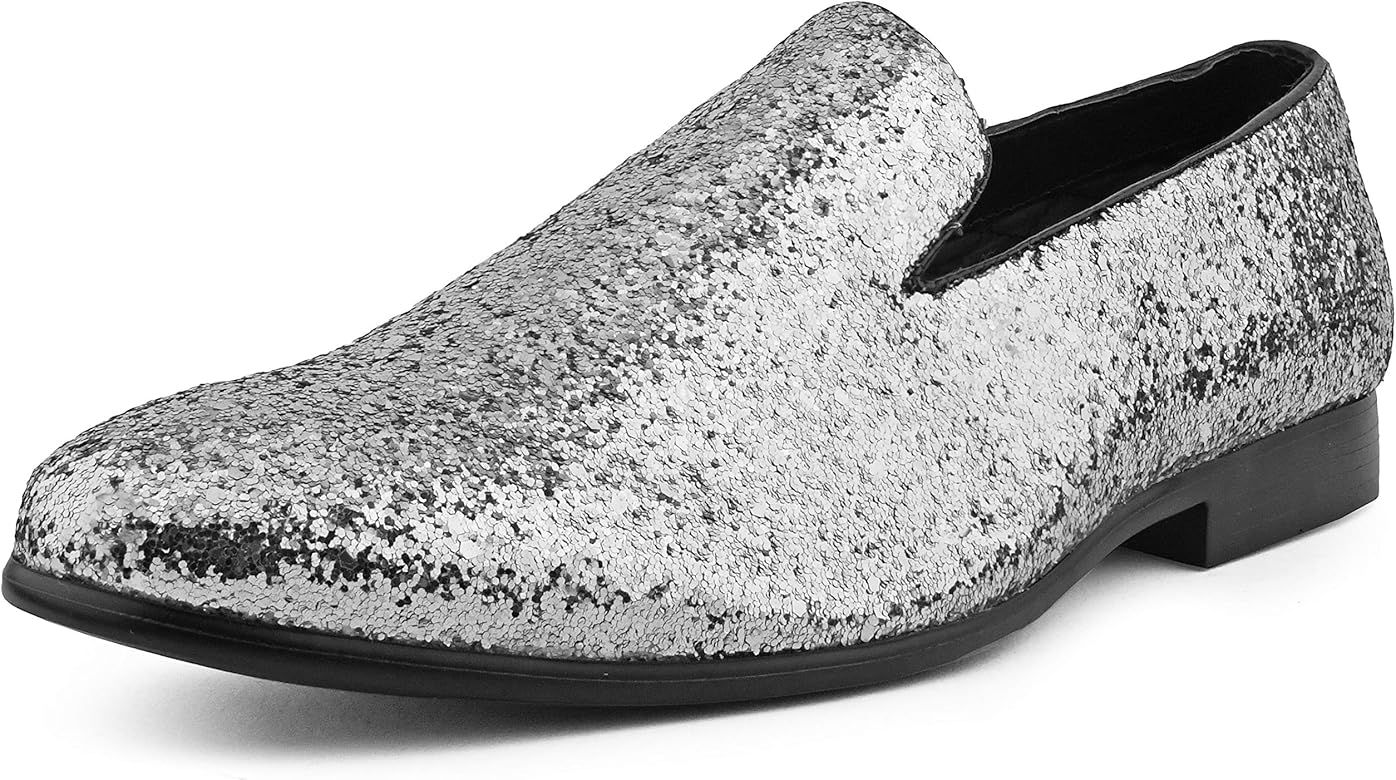 sparkly slip on shoes