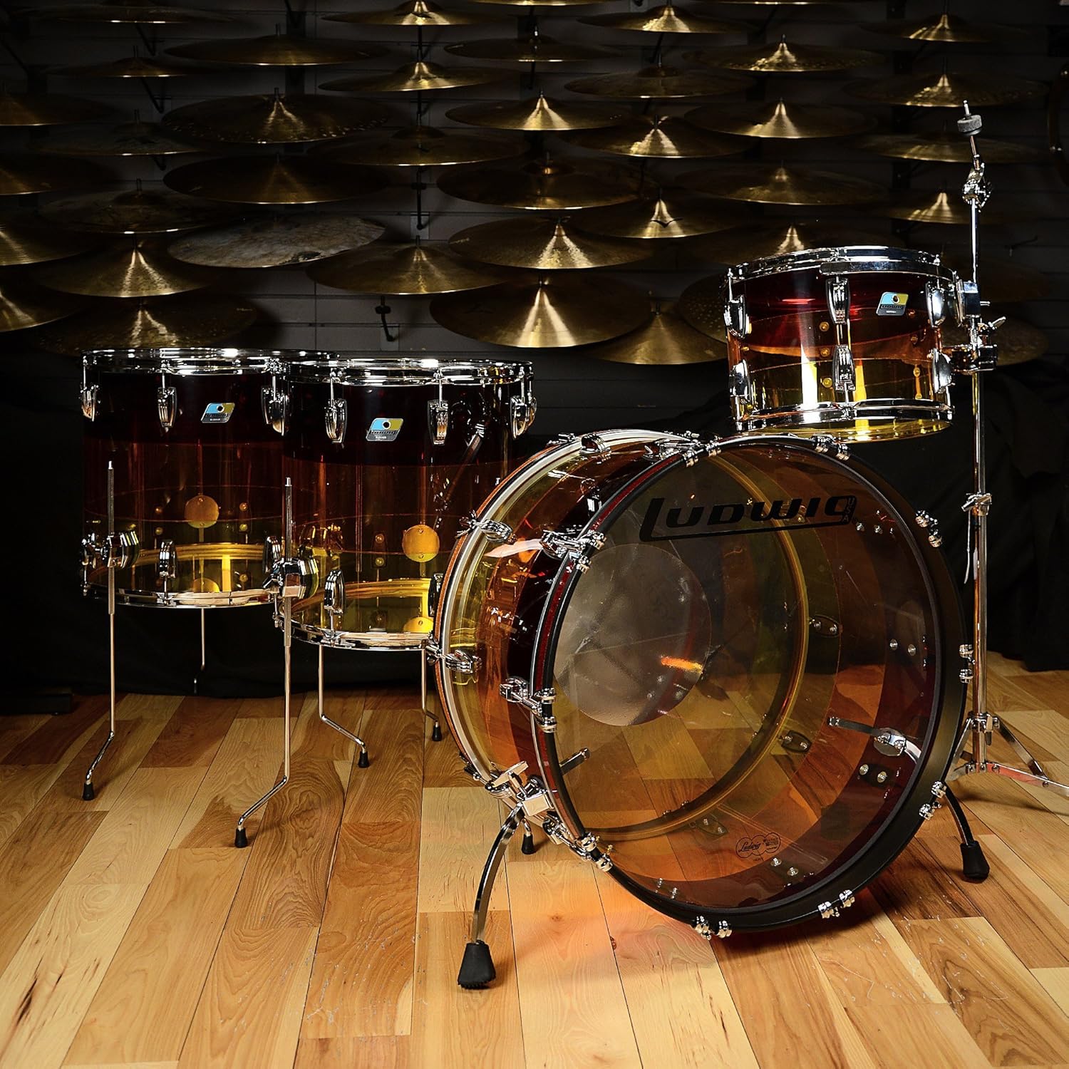 ludwig vistalite tequila sunrise