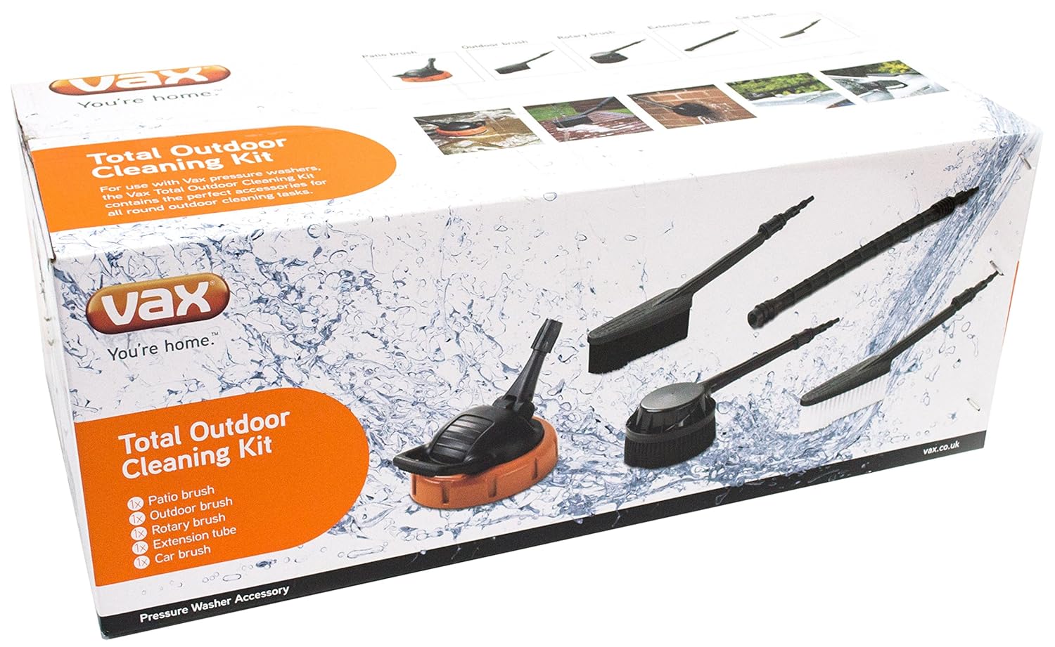 Vax 1113337700 Pressure Washer Total Outdoor Cleaning Kit Amazon.co