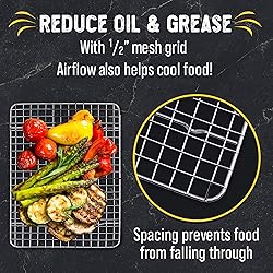 Checkered Chef Cooling Rack for Cooking and Baking