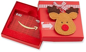 Amazon.de Geschenkkarte in Geschenkbox (Rentier) - mit kostenloser Lieferung per Post