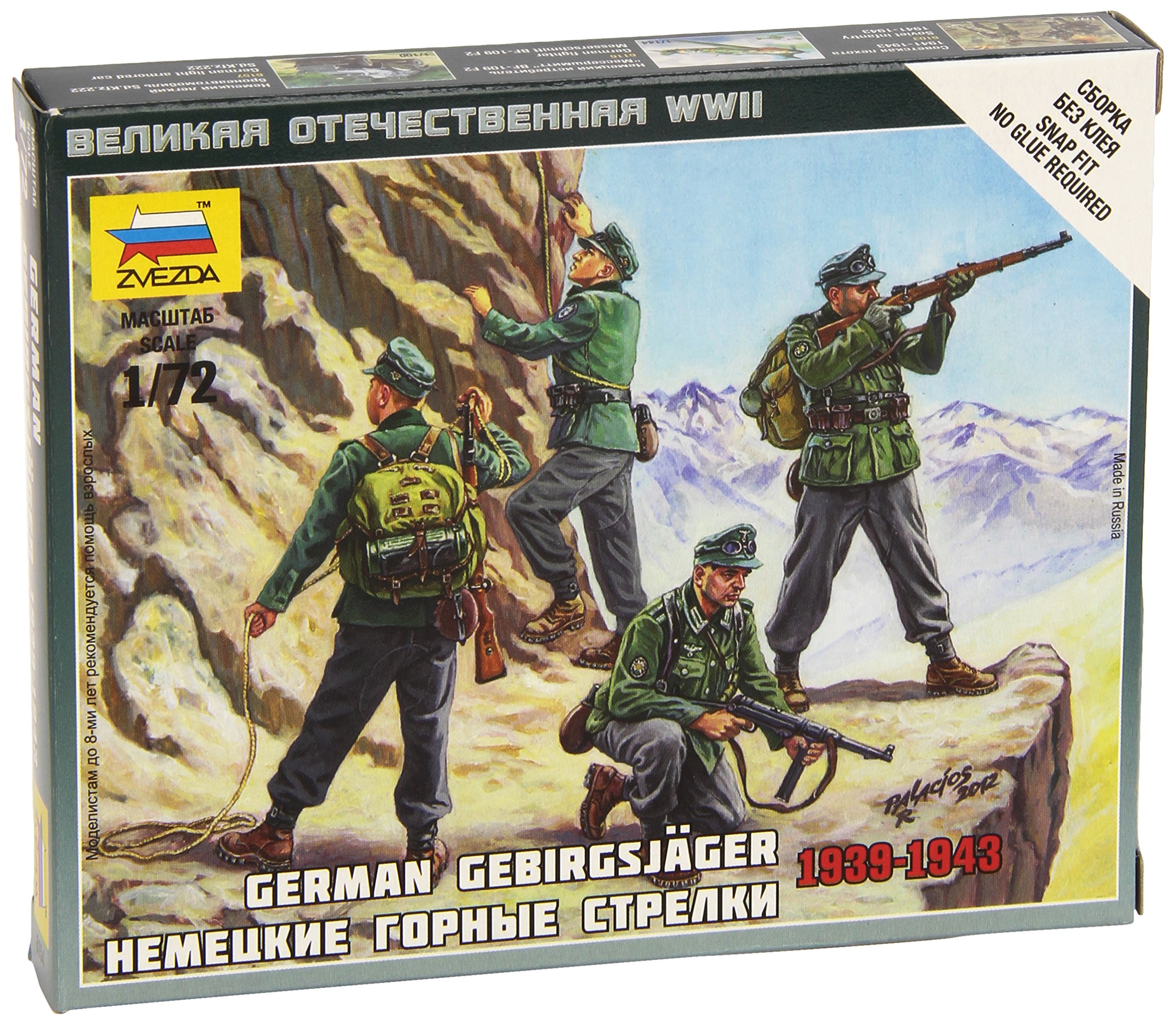 Zvezda Model – Z6154 – Figure – Infantry Alpini Allods