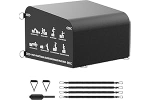 HANDBODE Hip Thrust Bench, Multi-Functional Slip-Free Hip Thrust Machine for Glute Bridge, Box Jump, Push-Ups, Squat, Ab Exercise, Suitable for Home & Gym