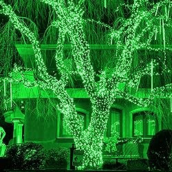 Green Christmas Lights, Total 400 LED 132FT