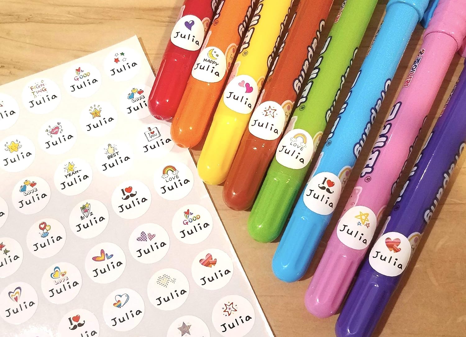 small circle stickers custom