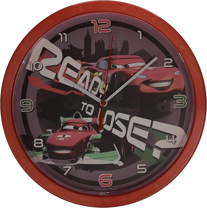 Disney Pixar Cars Wall Clock Amazon.co.uk Kitchen & Home