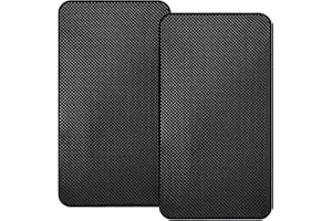 2 Pcs Anti-Slip Car Dash Sticky Pads, 27cmx15cm/10.6inchx5.9inch Cell Phone Dashboard Holder, Non-Slip Rubber Mat, for Cell P