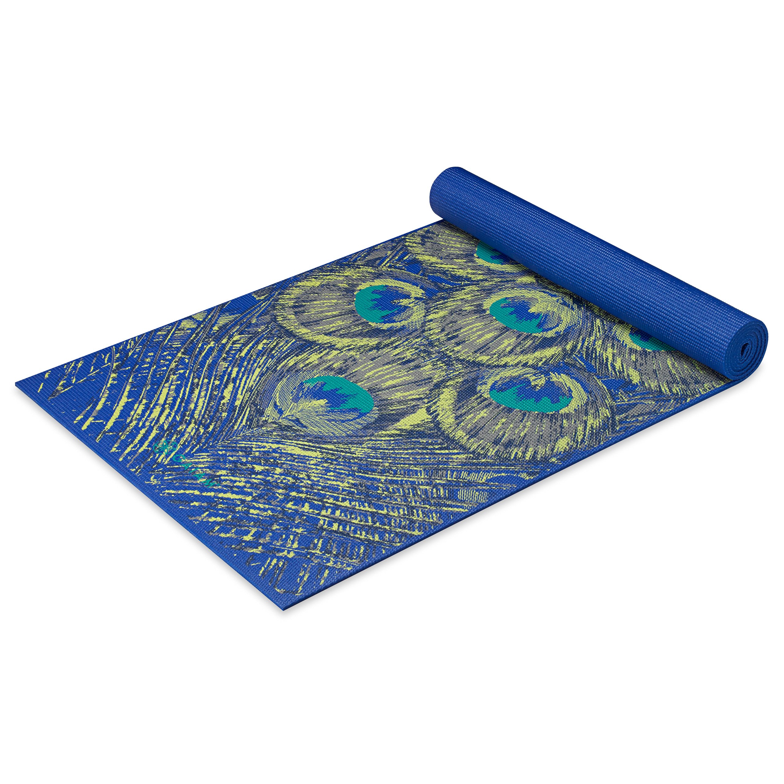 Gaiam Premium Print Yoga Mat, Extra Thick Non Slip Exercise Fitness Mat for All 18713624314 eBay