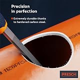 PRESCH Presch File Set 5 pcs High Quality Metal File Set Flat Half Round Round view 4